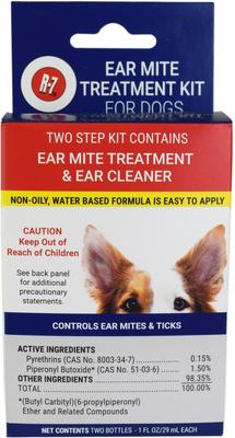 Show full view: Miracle Care Ear Mite Treatment Kit for Dogs, 1-fl oz bottles, 2 count slide 2 of 9