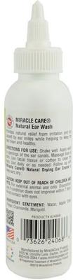 Show full view: Miracle Care Natural Ear Wash for Cats, 4-fl oz bottle slide 4 of 7