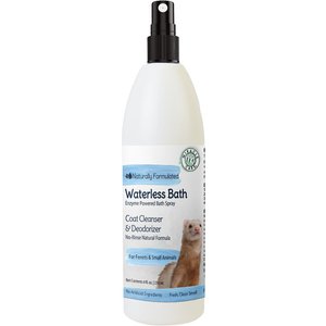 Miracle Care Natural Waterless Bath Spray for Ferrets & Small Animals, 8-fl oz bottle