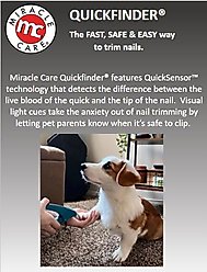 Miracle Care Quickfinder Dog Clippers, Medium/Large, Blue slide 2 of 6