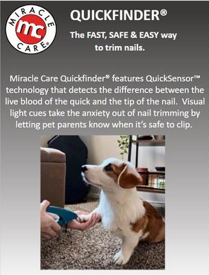 Show full view: Miracle Care Quickfinder Dog Clippers, Medium/Large, Blue slide 2 of 8