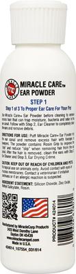 Show full view: Miracle Care Step 1 Ear Care, Ear Powder for Dogs & Cats, 12-g bottle, bundle of 2 slide 3 of 9