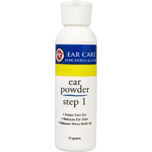 Miracle Care Step 1 Ear Care, Ear Powder for Dogs & Cats, 12-g bottle