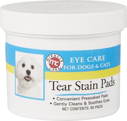Show full view: Miracle Care Sterile Eye Wash, 4-fl oz bottle + Eye Clear Cleaning Pads for Dogs & Cats, 90 count slide 5 of 8