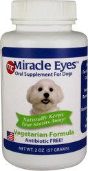 Miracle Care Vegetarian Formula Powder Oral Vision Supplement for Dogs, 2-oz bottle