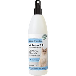 Miracle Care Waterless Bath for Cats, 8-fl oz bottle