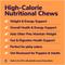 Show in main carousel: Miracle Vet High Calorie Weight Gain Chews 3-in-1 Soft Chew Supplement for Dogs, 8-oz bag slide 3 of 9