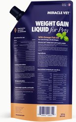 Miracle Vet High Calorie Weight Gain Liquid Supplement for Dogs & Cats, 16-oz pouch slide 2 of 9