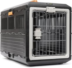 Mirapet USA Airline Travel Carrier Dog & Cat Crate, Black, Medium