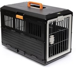Mirapet USA Airline Travel Carrier Dog & Cat Crate, Black, Medium slide 2 of 7