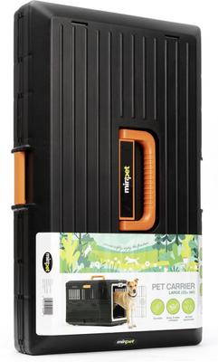Show full view: Mirapet USA Airline Travel Carrier Dog & Cat Crate, Black, Medium slide 3 of 9