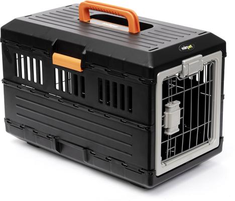 Show full view: Mirapet USA Airline Travel Carrier Dog & Cat Crate, Black, Small slide 3 of 12