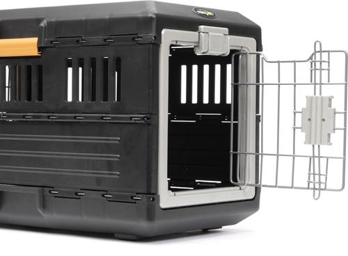 Show full view: Mirapet USA Airline Travel Carrier Dog & Cat Crate, Black, Small slide 5 of 12