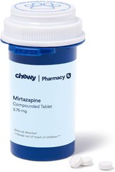 Mirtazapine Compounded Tablet for Dogs & Cats, 3.75-mg, 30 Tablets