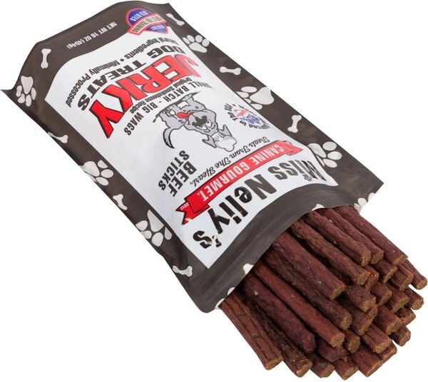 Miss Nelly's Canine Gourmet Beef Sticks Jerky Dog Treats