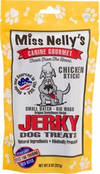 Miss Nelly's Canine Gourmet Chicken Sticks Jerky Dog Treats, 8-oz bag slide 1 of 9
