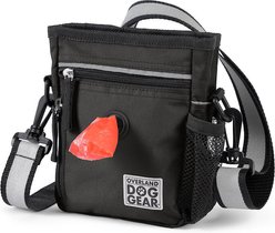 Mobile Dog Gear Day/Night Dog Walking Bag, 7-in, Black