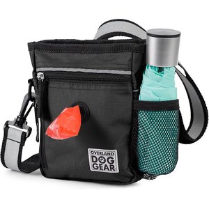 Mobile Dog Gear Day/Night Dog Walking Bag, 7-in, Black