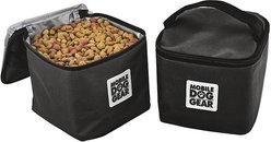 Mobile Dog Gear Insulated Food Carriers Dog Car Accessories, Black, Medium