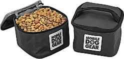 Mobile Dog Gear Insulated Food Carriers Dog Car Accessories, Black, Small