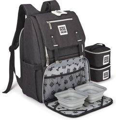 Mobile Dog Gear Ultimate Week Away Backpack, Small, Black