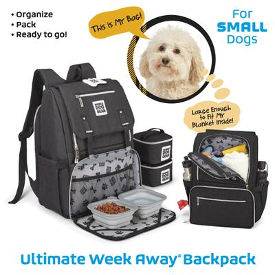Show full view: Mobile Dog Gear Ultimate Week Away Backpack, Small, Black slide 6 of 9