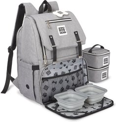 Mobile Dog Gear Ultimate Week Away Backpack, Small, Light Gray