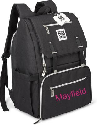 Show full view: Mobile Dog Gear Ultimate Week Away Personalized Dog Backpack, Black slide 3 of 6