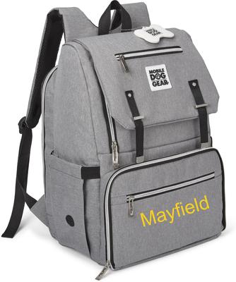 Show full view: Mobile Dog Gear Ultimate Week Away Personalized Dog Backpack, Light Gray slide 3 of 6