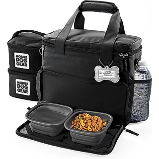 Mobile Dog Gear Week Away Tote Pet Travel Bag, Black, Medium/Large slide 1 of 6