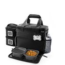 Mobile Dog Gear Week Away Tote Pet Travel Bag, Black, Medium/Large