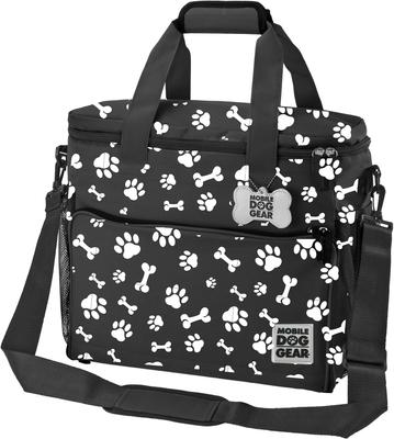 Show full view: Mobile Dog Gear Week Away Tote Pet Travel Bag, Bone & Paw Print, Medium/Large slide 4 of 6