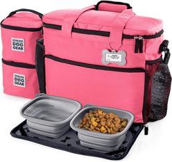 Mobile Dog Gear Week Away Tote Pet Travel Bag, Pink, Medium/Large