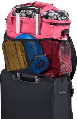 Show full view: Mobile Dog Gear Week Away Tote Pet Travel Bag, Pink, Medium/Large slide 3 of 8