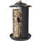 Show in main carousel: Modern Farmhouse Triple Tube Mixed Copper Accents Seed Wild Bird Feeder, Matte Black slide 1 of 2
