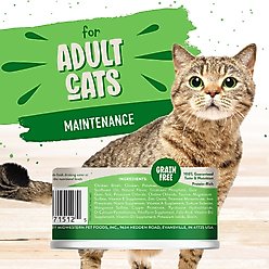 Earthborn Holistic Chicken Catcciatori Grain-Free Natural Adult Canned Cat Food, 3-oz, case of 4 slide 2 of 6