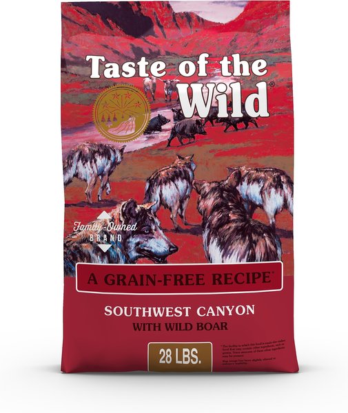 Taste of the Wild Southwest Canyon Grain-Free Dry Dog Food, 28-lb bag