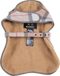 Barbour Wool Touch Dog Coat, Taupe/Pink Tartan, Medium slide 2 of 3