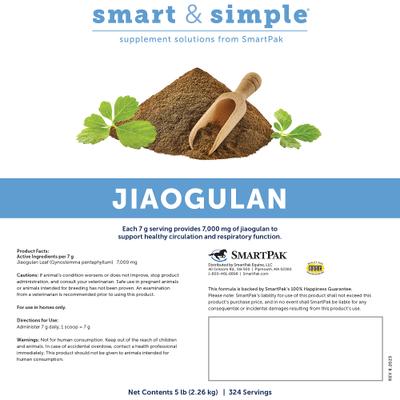 Show full view: SmartEquine Smart & Simple Jiaogulan Powder Horse Supplement, 5-lb bag slide 2 of 7