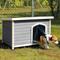 Show in main carousel: Yafylly Weather Resistant Wooden Outdoor Dog House, Grey slide 3 of 9