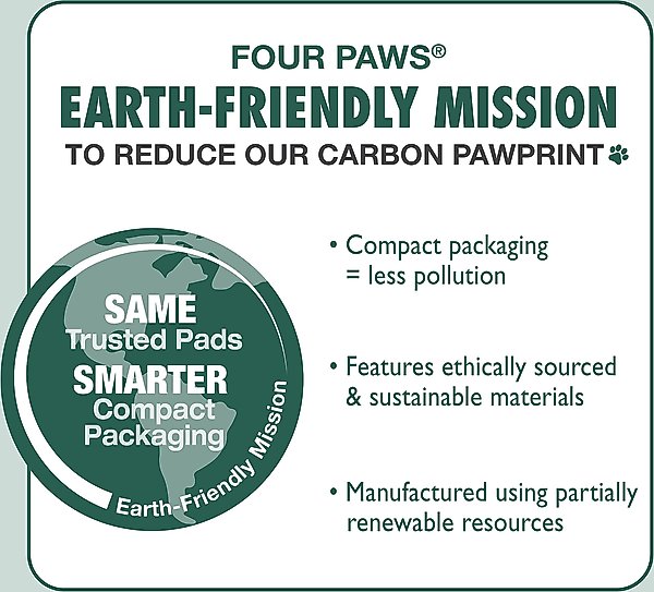 Show full view: Four Paws Eco Bamboo Dog Pee Pads, 22 x 23-in, 32 count slide 9 of 10