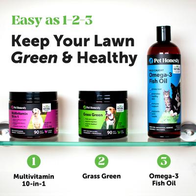 Show full view: Pet Honesty Grass Green Turkey Flavored Soft Chews Digestive Support for Dogs, 270 count slide 8 of 13