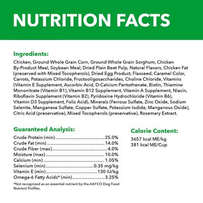Show full view: Iams Proactive Health Minichunks with Real Chicken & Whole Grains Dry Dog Food, 44-lb bag slide 7 of 10