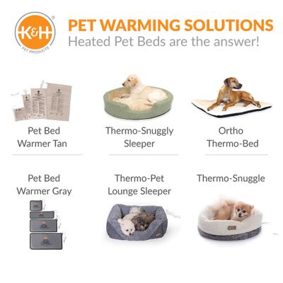 Show full view: K&H Pet Products Cat & Dog Bed Warmer Gray, Large slide 6 of 10
