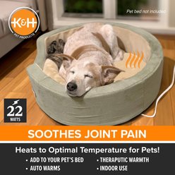 K&H Pet Products Cat & Dog Bed Warmer Gray, Giant slide 2 of 9