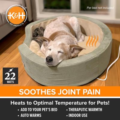Show full view: K&H Pet Products Cat & Dog Bed Warmer Gray, Giant slide 3 of 13