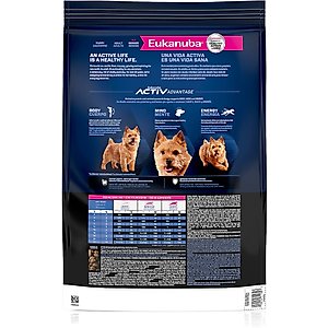 Eukanuba Senior Small Breed Dry Dog Food, 4.5-lb bag