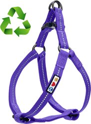 Pawtitas Recycled Reflective Dog Harness, Purple, Small: 15 to 22-in chest