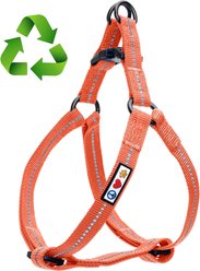 Pawtitas Recycled Reflective Dog Harness, Coral, Small