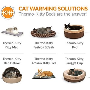 K&H Pet Products Cat & Dog Bed Warmer Gray, Small